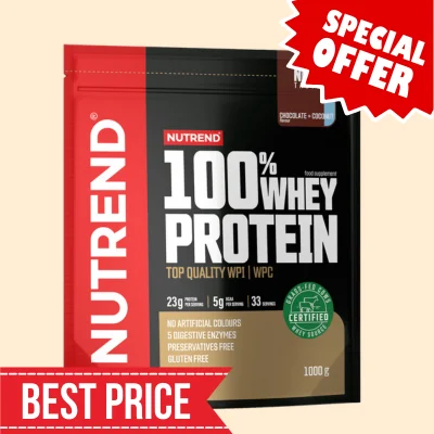 Nutrend-100%-whey-protein-1kg-chocolate coconut