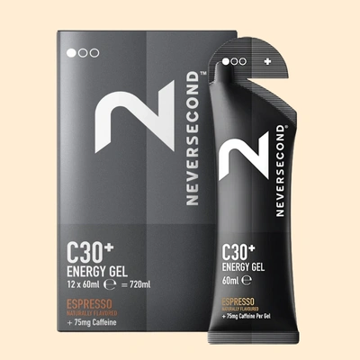 Neversecond-C30+-Energy-Gel-with-Caffeine-box-espresso